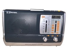 Vintage Emerson AM/FM Weather Band Radio Model No. RP6250