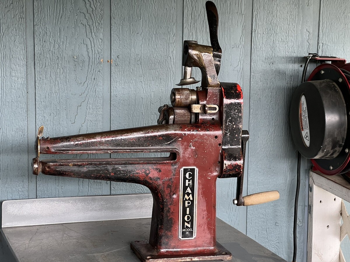 CHAMPION 5inl Shoe Repair Machine Leather Cutter Model H | eBay