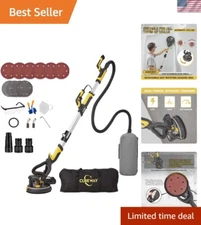 Electric Drywall Sander 780W 9" Dustless Variable Speed LED for Wall Sanding