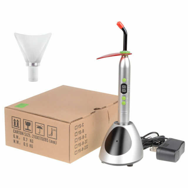 圖片 71 - Dental 10W LED Wireless Orthodontics YS-B Curing &amp; Whitening Tip Light 2300mw/cm