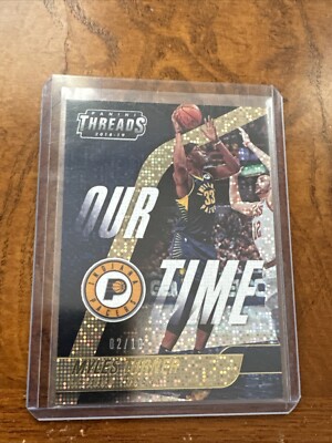 2018-19 Panini Threads Our Time GOLD Dazzle /10 #7 Myles Turner Indiana Pacers 