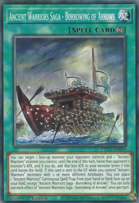 3 x Ancient Warriors Saga - Borrowing of Arrows - ETCO-EN069 - Common - 1st Edit
