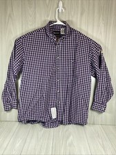 Bulwark Excel FR Shirt XL Plaid Mid Weight Button Up Shirt Cotton