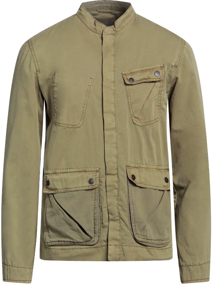 JOHN VARVATOS - Men's Khaki 100% Cotton Linen Pockets Designer Jacket UK44 BNWT
Opens in a new windo