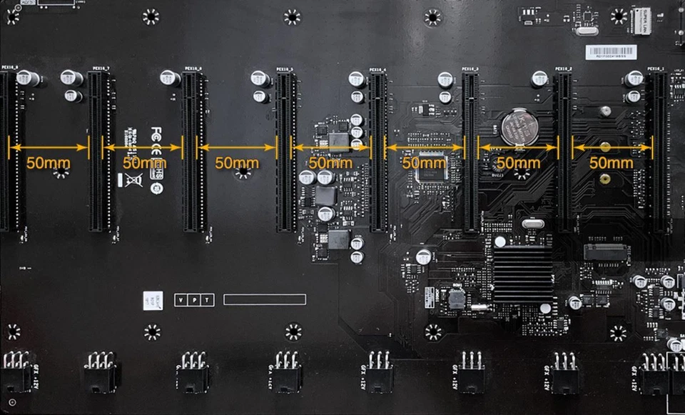 Biostar TB360-BTC D+ LGA1151 SODIMM DDR4 8 GPU Support GPU Mining Motherboard - Image 4 of 4