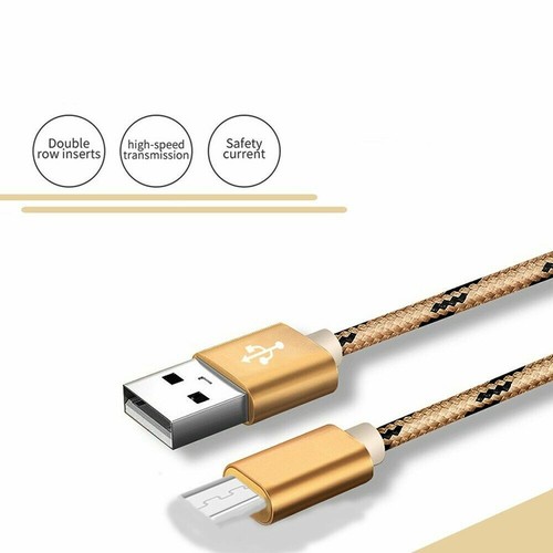 1M/2M/ Strong Braided Micro USB Data Sync Charger Cable Cord Android For Samsung - 第 6/16 張圖片