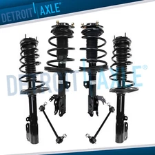 Front Rear Struts w/ Coil Spring Sway Bar Links Kit for 2012 - 2017 Toyota Camry