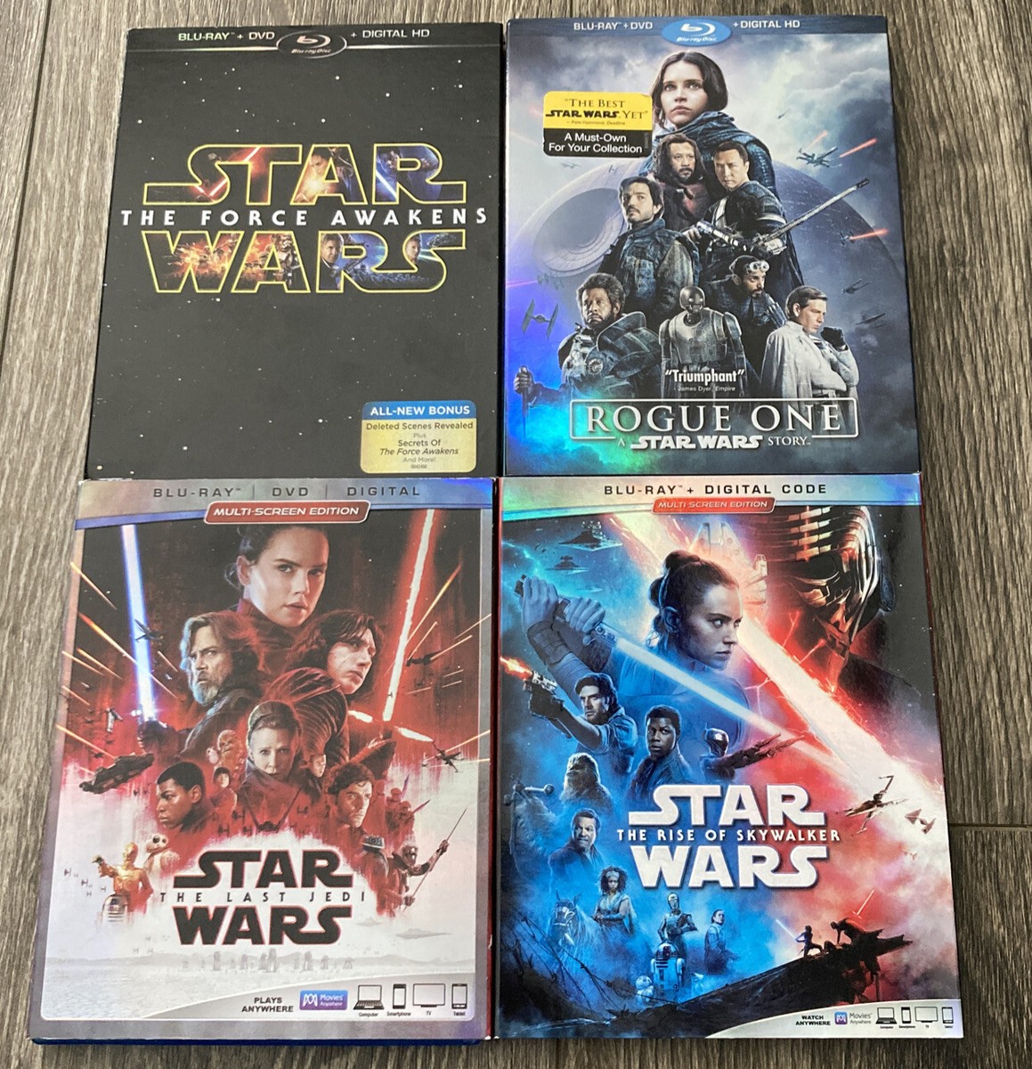 star wars 7 dvd