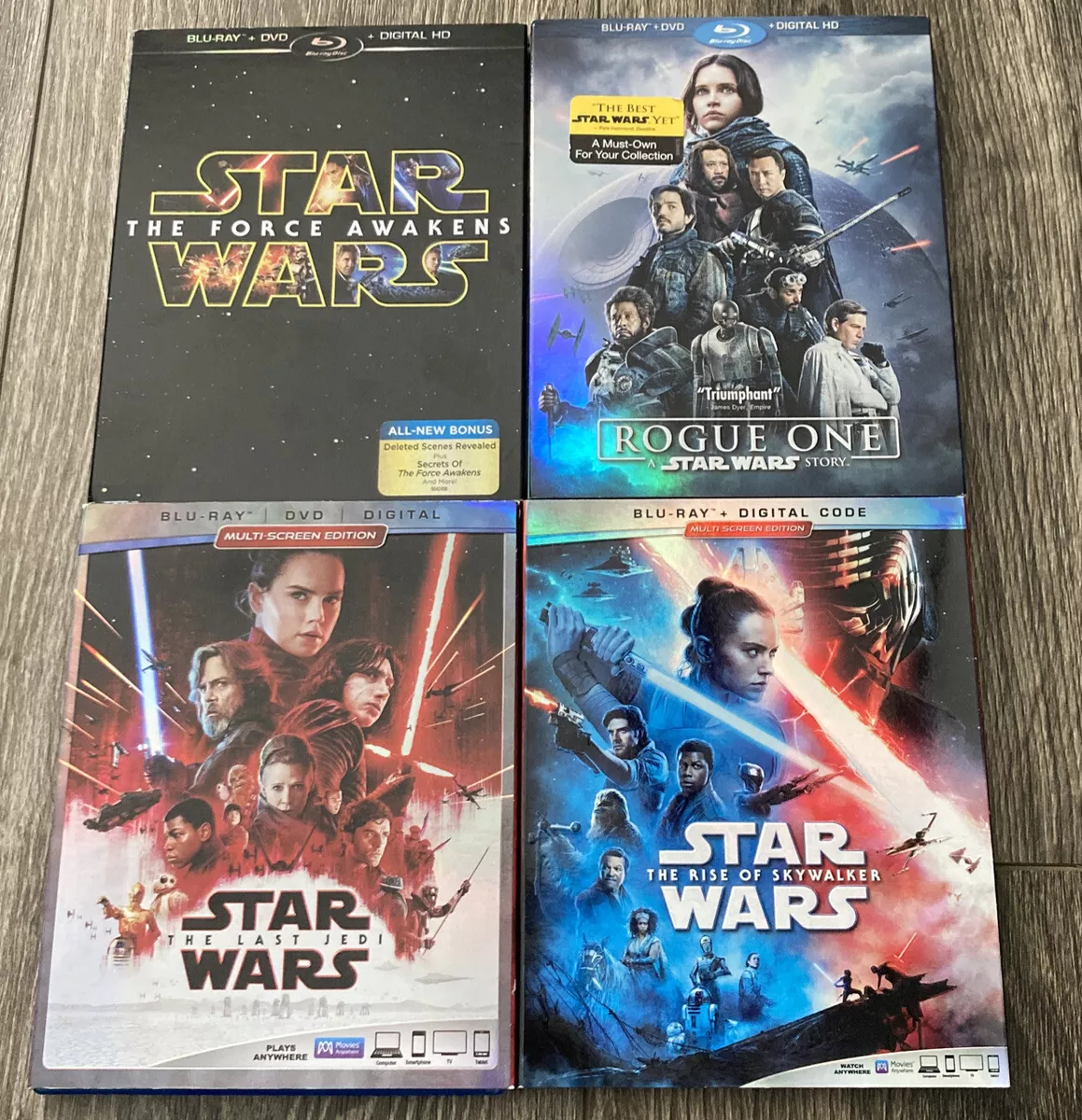 Rogue One Una Historia De Star Wars Blu-ray + Bonus + Dvd