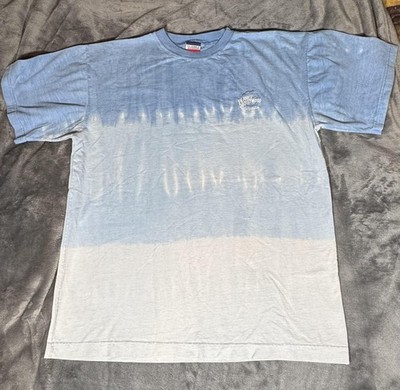 Vintage Planet Hollywood Orlando Shirt Mens XL Blue Planet 2000 Dip Dye 90s
