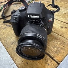 Canon EOS Rebel T100 18.0 MP Digital SLR Camera with 18-55mm Lens Great Shape