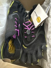 Vibram Women  s Fivefingers V-run Black Yell Purple Size 6/6.5