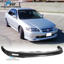 Fits 98-02 Honda Accord Sedan Mug Style Pu Front Bumper Lip Spoiler