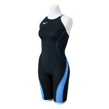  Mizuno Swim Competitive Swimsuit GX/SONIC STREAM Half Suit Lace Open Back 