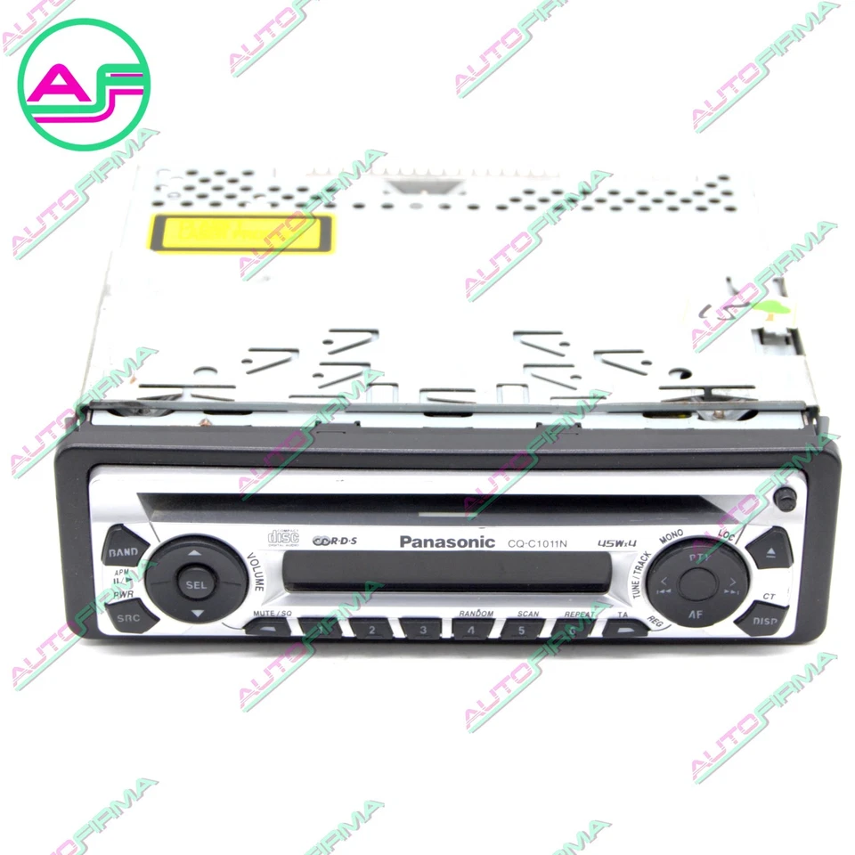 STEREO CD PLAYER 45WX4 RDS AFTERMARKET HEADUNIT SINGLE DIN PANASONIC CQ-C1011NW - Image 2 of 4