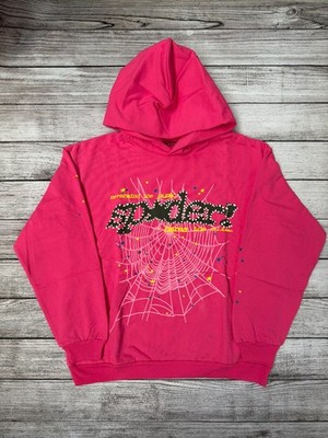 *BRAND NEW* Spider Worldwide Pink Pink V2  Hoodie - Ready To Ship   (Size XL)
