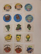 15 Vintage Scratch n Sniff Stickers
