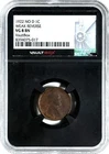 1922 No D Lincoln Wheat Cent Weak Reverse, NGC VG8 BN
