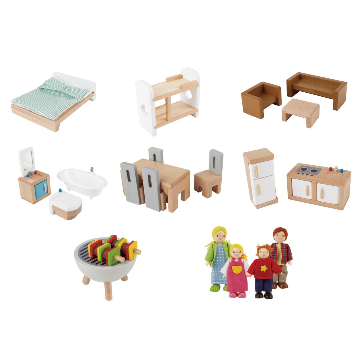 H*L様 HAPE ドールハウス＋家具＋人形 H*L様 HAPE ドールハウス＋家具＋人形