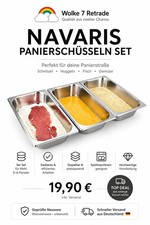 Edelstahl Panieren Straße 3 teiliges Panier ...