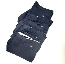 Lot Of 4 Cintas Comfort Flex 945-20 Men Size 42 Work Pants Navy