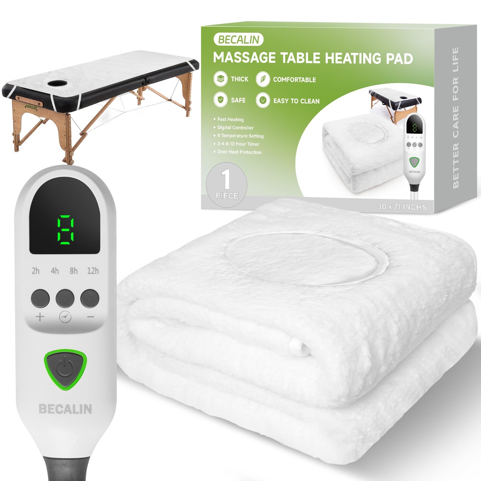 Professional Spa Massage Bed Warmer With Tim...