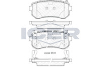Bremsbelagsatz Hinten Mando-System FüR Hyundai I20 I PB Ix20 08-19 58302-1JA31