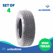 Set Of 4 Used 26570r17 Nitto Terra Grappler All-terrain 113s - 832 Set Of 4 Used 26570r17 Nitto Terra Grappler All-terrain 113s - 832