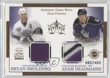 2002 Pacific Crown Royale /403 Bryan Smolinski Adam Deadmarsh #12 Dual Patch 0c3