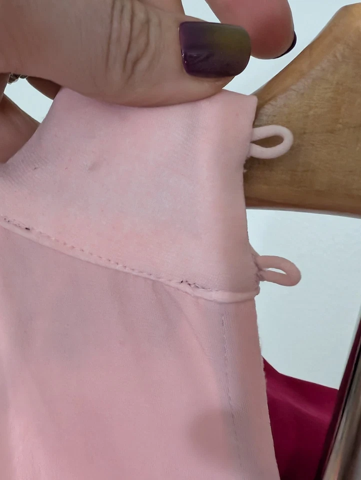 DKNY Halter Top Womens Sz M Pink Black White - Image 3 of 4