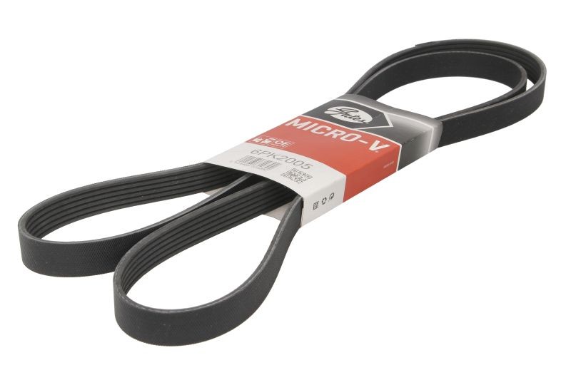 6 Rib Multi V Drive Belt fits HYUNDAI SANTA FE Mk1 2.7 01 to 03 Gates 2521237102 - Image 40