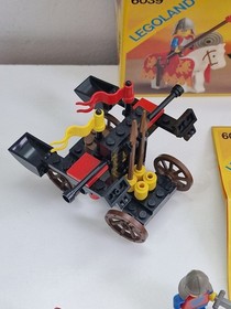 Lego Vintage Set Legoland Castle 6039 Twin Arm Launcher, with box n instructions