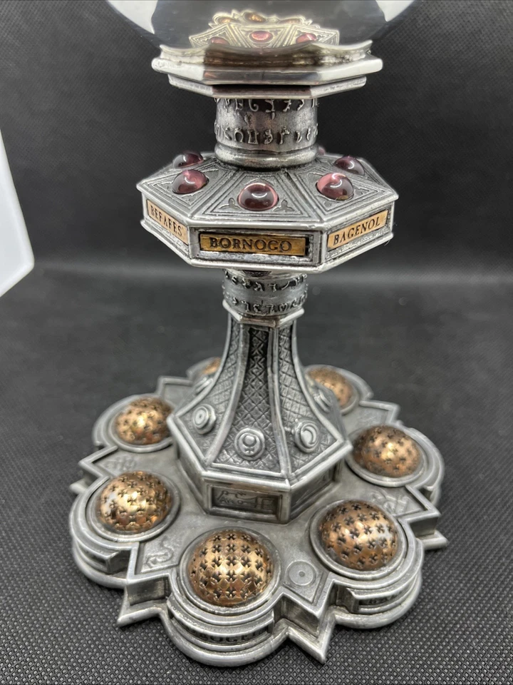 Cáliz Ángeles de Enoc por Alquimia Gótica Hecho en Inglaterra Peltre. Raro Foto 4 de 4