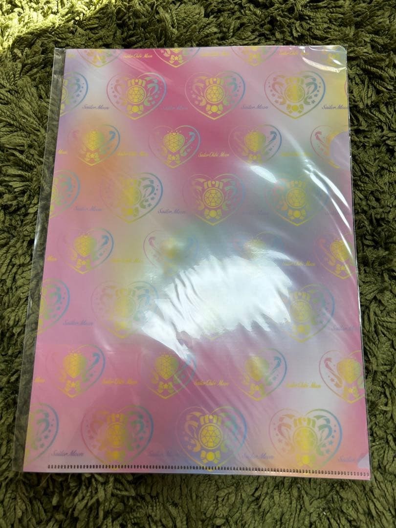 Sailor Moon Cafe Eternal Clear File Compact  AllOver Pattern, Used/Unopened,