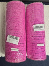 Poly/Deco Mesh 10"x 30' Roll Pink