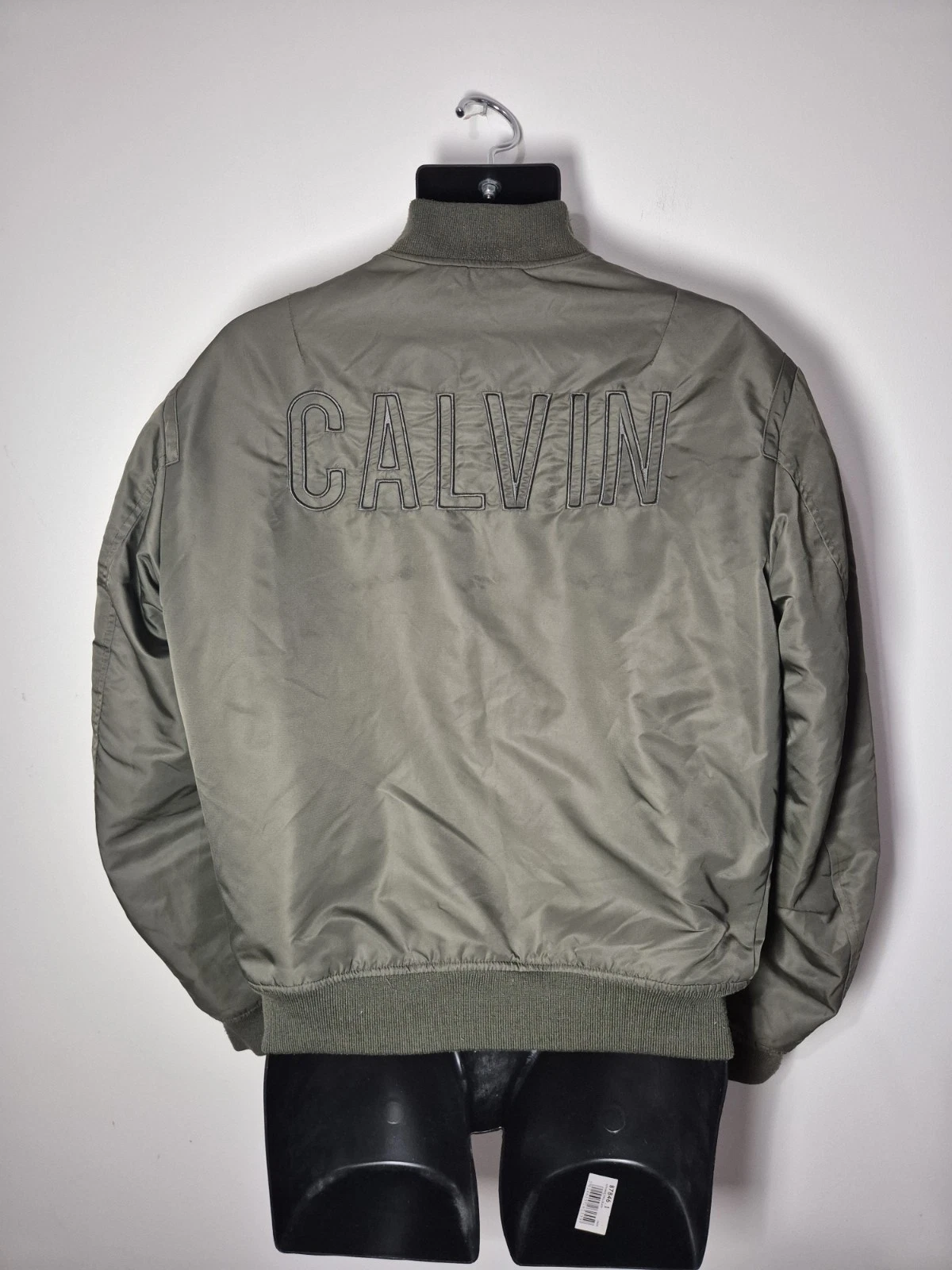 Calvin Klein Jeans Bomber Jacket Mens Small Green Back Spellout
Opens in a new window or tab