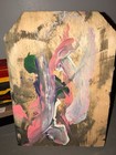 Original Abstract Acrylic Painting on Wood, Multicolor, Ultra Contemporary  — photo 3