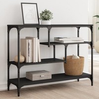 Konsolentisch Schwarz 100X30X75 Cm Holzwerkstoff