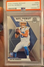 2020 Panini Mosaic - NFL Debut Justin Herbert #263 (RC)
