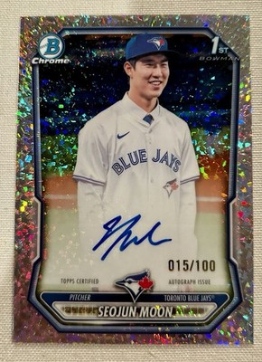 2026 Bowman Blue Jays Seojun Moon 1st Bowman Mini-Diamond Autograph #15/100