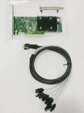 Broadcom LSI 9500-8i Tri-Mode HBA Controller 12Gbps SATA SAS PCIe 4.0x8+cable US