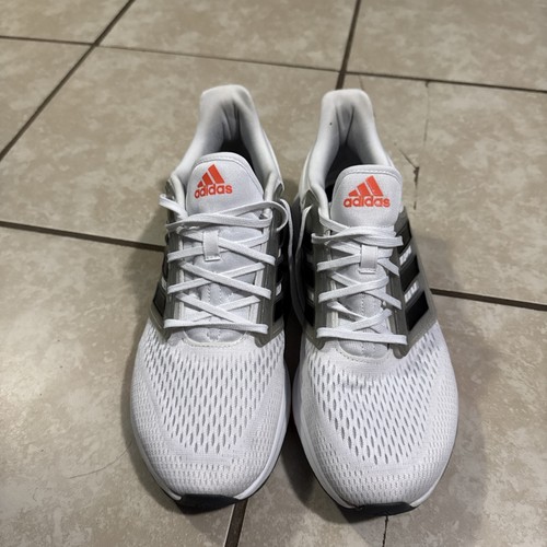 Adidas EQ21 Run Men’s Athletic Shoe Running Sneaker White Casual Trainers #511
