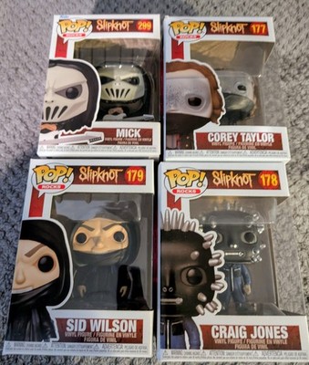 Funko Pop! Rocks SLIPKNOT Set of 4 Corey Sid Craig Mick