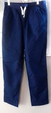 Lands End Pull On Pants Boys XL 14-16 Navy Blue