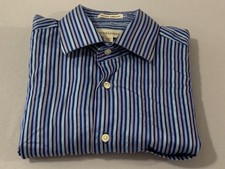 PRONTO UOMO NON IRON MENS CASUAL BUTTON/1 POCKET SHIRT SIZE ADULT/M