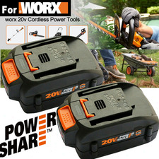 2pack For WORX 20V MAX Extend Lithium Battery 20 Volt WA3520 WA3525 WA3575 WG155