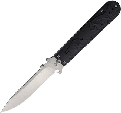 3.75'' Black DAGGERR Peremen Zubry Linerlock Folding Knife, DGR2402B BKSW