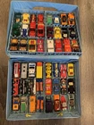 Vintage Cars Lot 1970s 1980s 90s Hot Wheels Matchbox 48 Total Cars Case Diecast