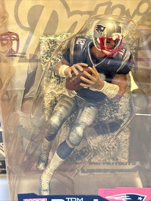 2002 McFarlane NFL Series 5 Patriots 6” Tom Brady Blue Snowy