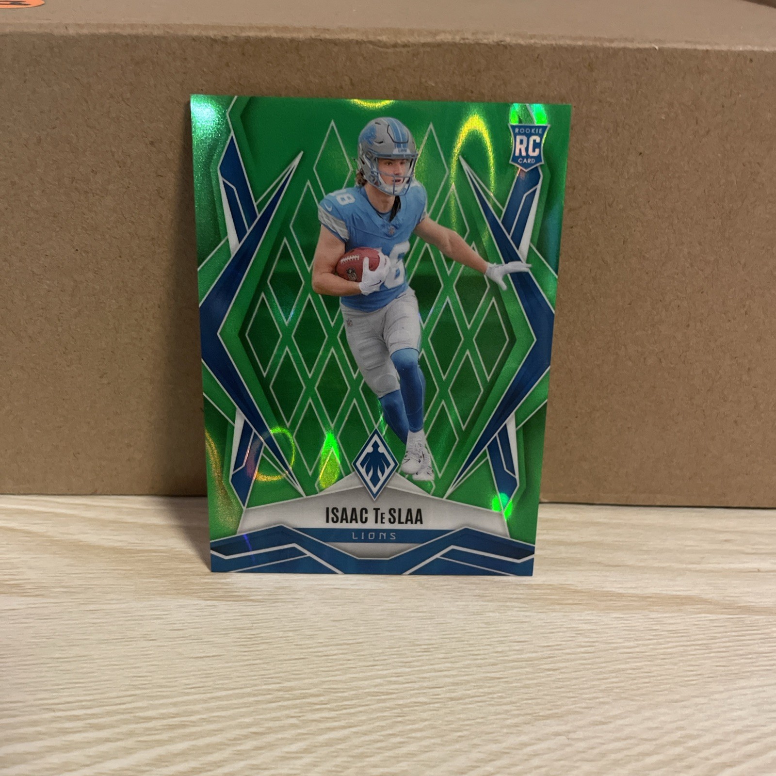 Isaac Teslaa 2025 Panini Phoenix - Rookies #189 Lime Green Lava /225 (RC)